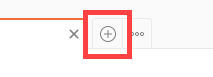 Add new request button in Postman
