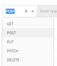 Postman request types