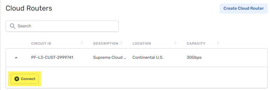 cloud router create connection