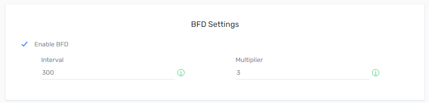 Cloud Router BFD