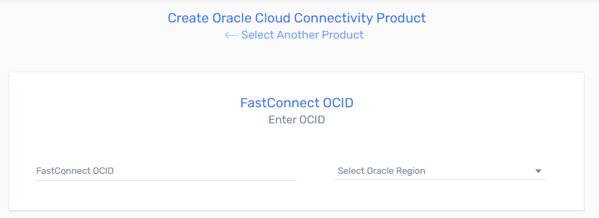 Screenshot of Oracle Hosted connection